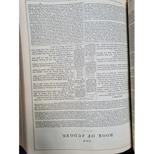 547 - Very large edition of the Holy Bible edited by the Rev. John Eadie D.D.L.L.D. Professor of Biblical ... 