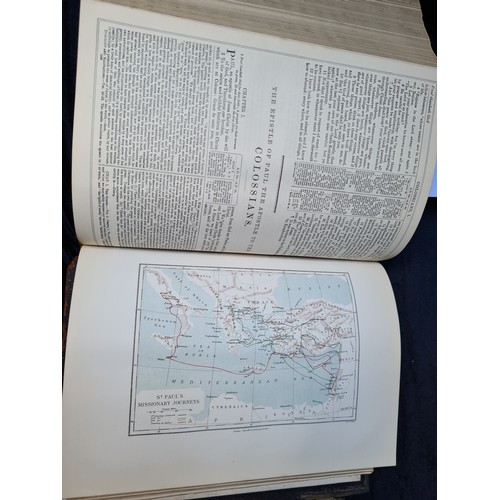 547 - Very large edition of the Holy Bible edited by the Rev. John Eadie D.D.L.L.D. Professor of Biblical ... 