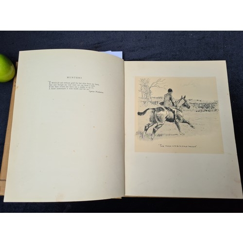 621 - Large book titled 'Osses and Obstacles' by Snaffles (Charles Johnson Payne). Published by Collins, L... 