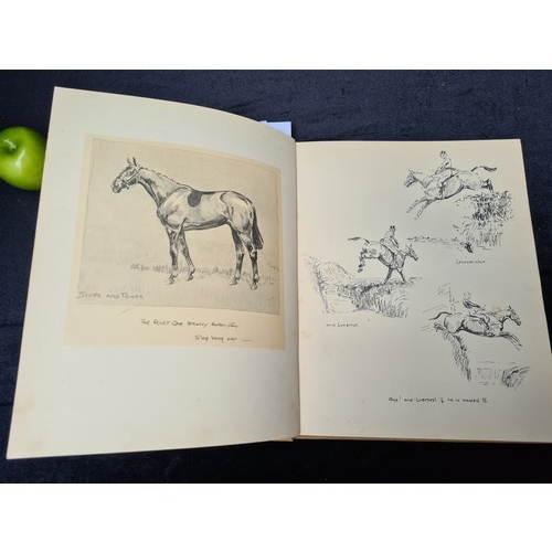 621 - Large book titled 'Osses and Obstacles' by Snaffles (Charles Johnson Payne). Published by Collins, L... 