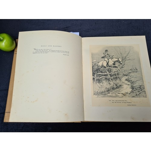 621 - Large book titled 'Osses and Obstacles' by Snaffles (Charles Johnson Payne). Published by Collins, L... 