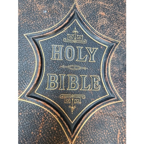 547 - Very large edition of the Holy Bible edited by the Rev. John Eadie D.D.L.L.D. Professor of Biblical ... 