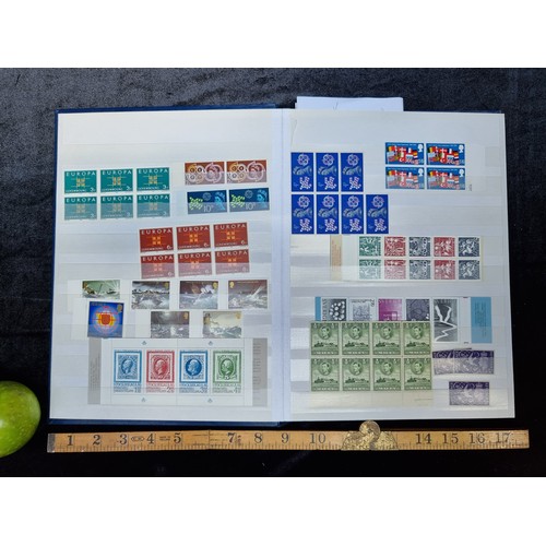 107 - Very interesting stamp album with some very rare blocks and sets. Inc 4 James Connolly block, Block ... 