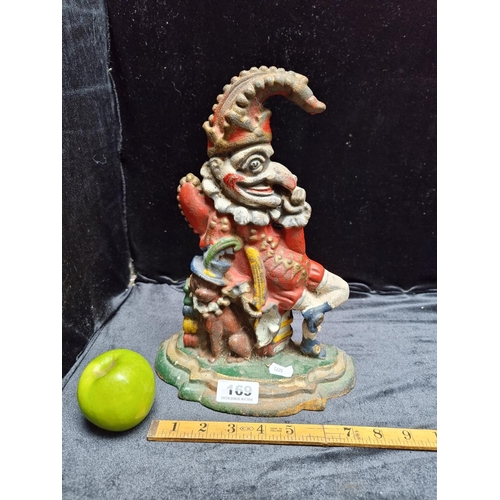 169 - A Vintage Cast metal, cold painted 