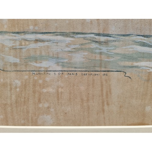 141 - Original large Gamy (Marguerite Montaut) lithograph in colours, 1912, printed by Mabileau & Co., Par... 