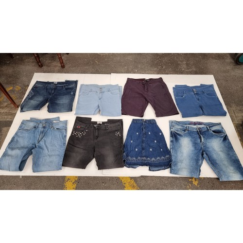 583 - A Large Box of Mostly Denim jeans and jackets. All clean and some very good brands.