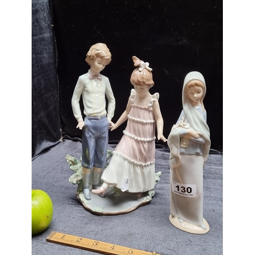 130 - A Pair of Lladro Figures Including a 