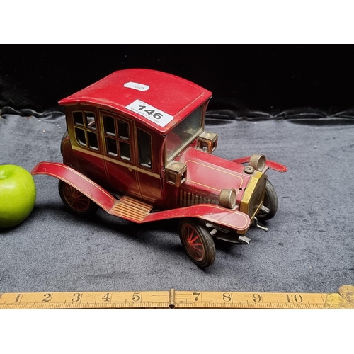 146 - A Vintage  Battery Operated Rosko Tested Grand PA Car.