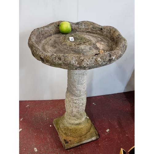 745 - Star Lot. An antique bird bath from a very fine home in High field Road.