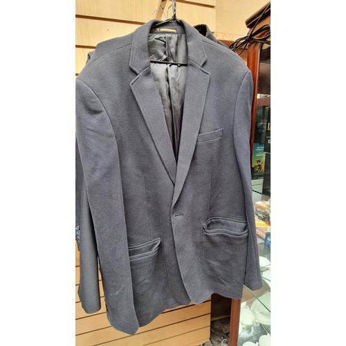 273 - 2 sports jackets and 6 two piece suits. Italian madevery fine quality wool in excellent condition. E... 