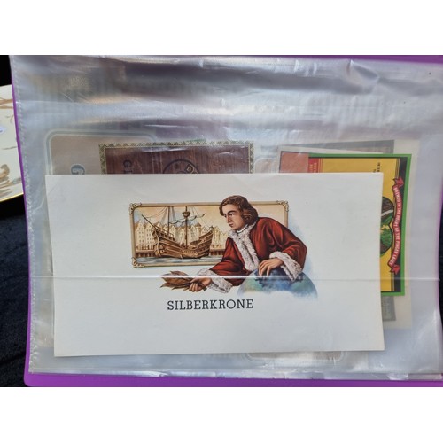 155 - A Full Folder of rare Collectible Vintage Bottle and Cigar Labels in Excellent Condition. Including ... 