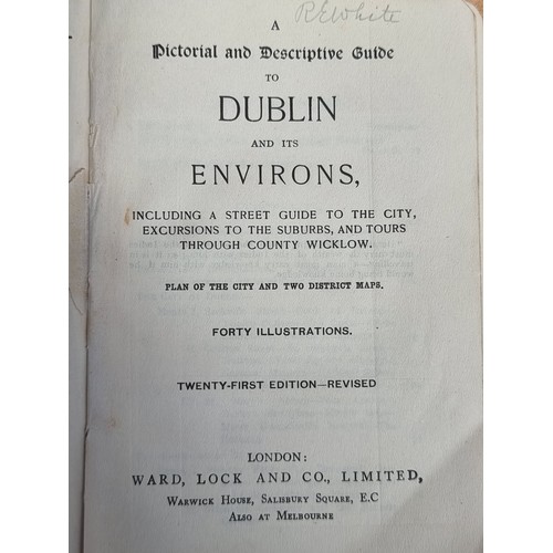 332 - Two copies of 'Wardlock & Co's Cork and South West Ireland'and Dublin Kingstown (now Dun laoghaire) ... 