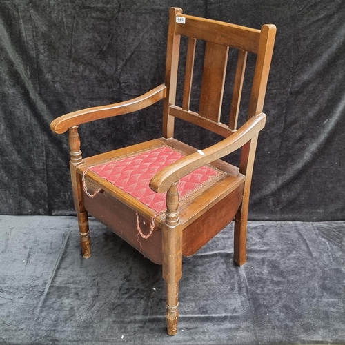 Antique toilet online chair