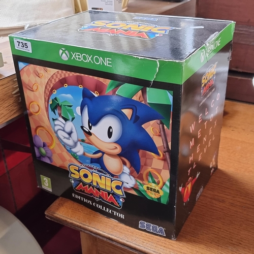 735 - A Sonic Mania Collectors Edition Xbox 1 set by SEGA. This is presented in its original box and in ex... 