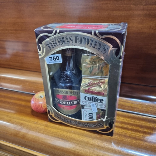 760 - A Thomas Bewleys Irish Coffee Cream Liqeur Gift Set.