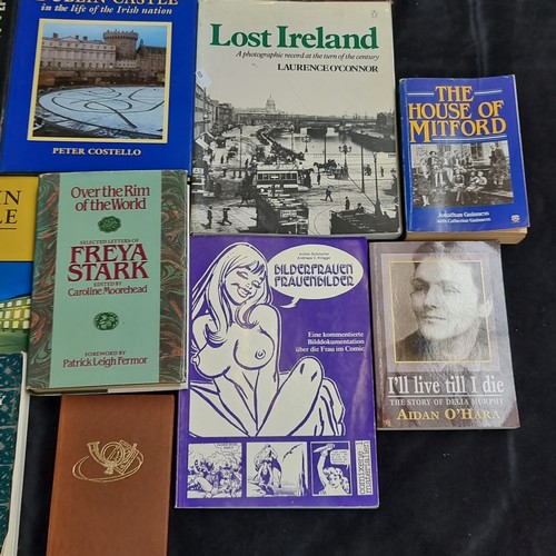 358 - 15 good books on Irish Interest Including a Stamp Album.