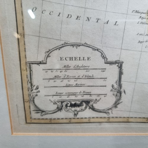 330 - A French antique map showing The British Isles (England, Scotland and Ireland.)Circa 1771.