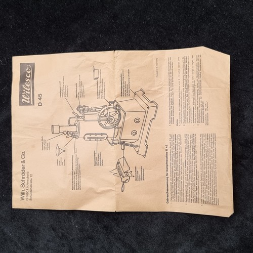 293 - Wilesco D45 Steam Engine in Scratch Built housing with accessories. Great piece. Works acocording to... 