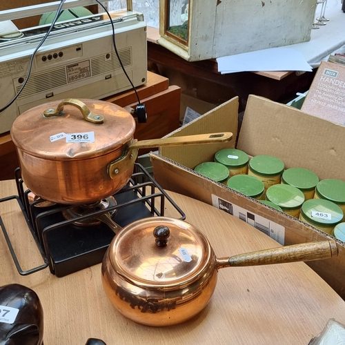 Vintage SPRING SWITZERLAND Copper Fondue Pot and Burner