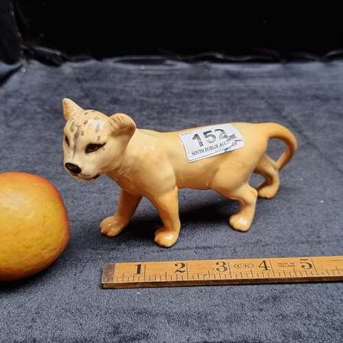 152 - A lovely good size Beswick Lion Cub. In very good condition.