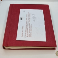 A fully furnished stamp album, containing a collection of fine