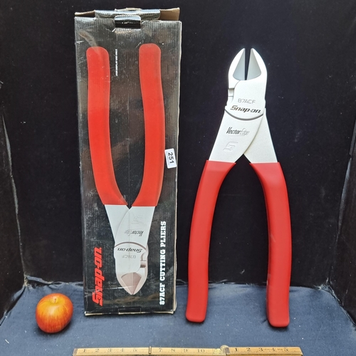 251 - A ''Snap-On'' Brand Display Cutting Pliers with invisible wall mounting system. Two feet long