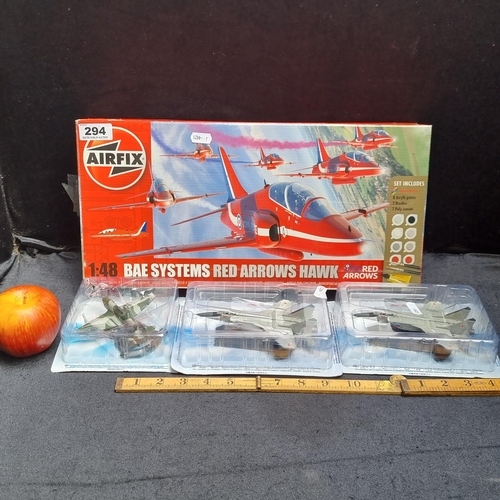 294 - Collection of model airplanes including three Russian examples, in original packaging . Including RK... 