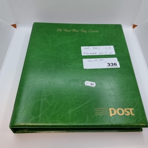 336 - A collection of seventy five first day covers, A mix or Irish and Uk covers.