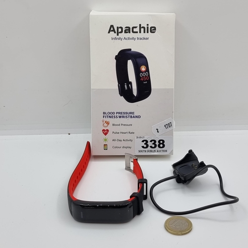 338 - An as new, unused Apachie Infinity Activity tracker. To be used for blood pressure and heart rate. C... 