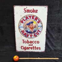 wo larsen pipe tobacco AROMATICA W. O. LARSEN NAVY CUT PIPE TOBACCO EMPTY TIN
