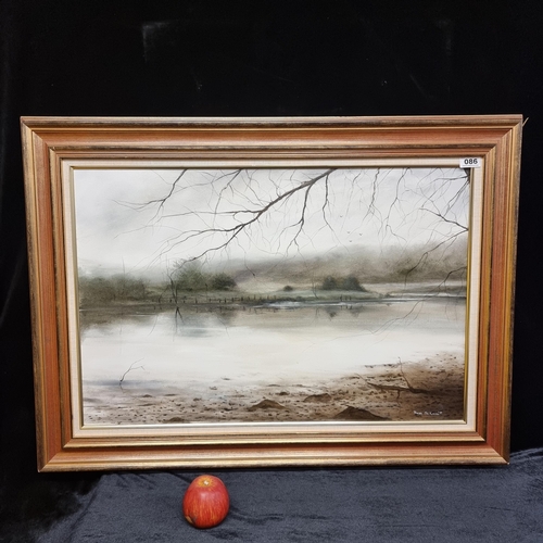 86 - Very large high quality original oil on board signed bottom right by artist Darren McKenna 1990 show... 