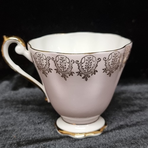 102 - 13 piece vintage Royal Standard Bone China part tea set, including four cups, four saucers and four ... 