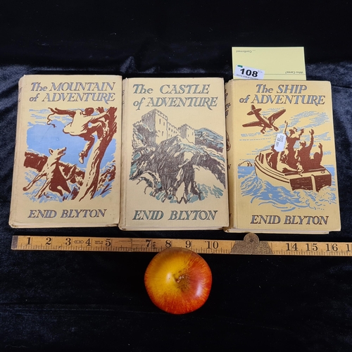 108 - Three hardback Enid Blyton books from 