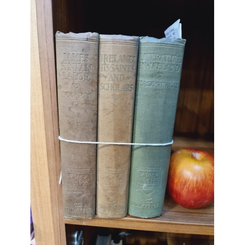 747 - Three vintage books of Irish interest including 'Literature in Ireland, studies Irish an Anglo-Irish... 