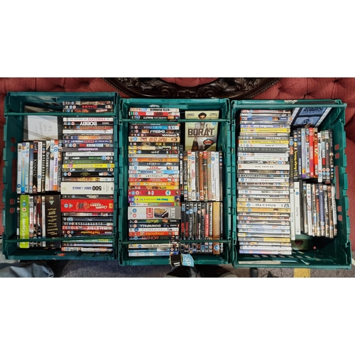 752 - Three large crates of DVDs - including titles such as ''Gladiator - Extended Special Edition'', ''Ci... 