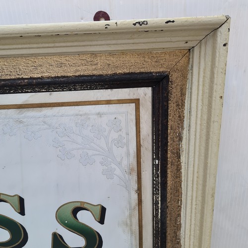 38 - Star Lot : Fabulous 100% Original Large Vintage Guinness mirror. Guinness Extra Stout, St James Gate... 