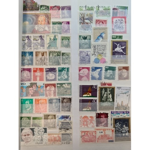 A super collection of over 700 world stamps, including what was