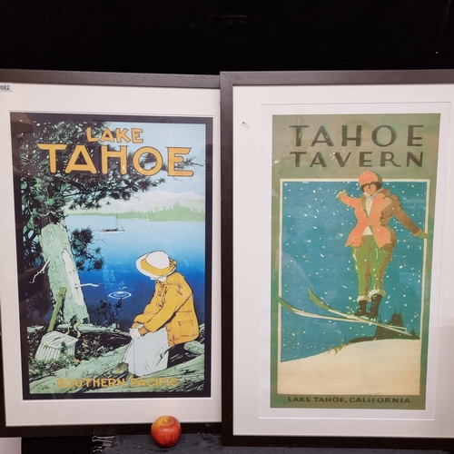 82 - Two very large high quality prints of vintage travel posters originally issued by Southern Pacific R... 