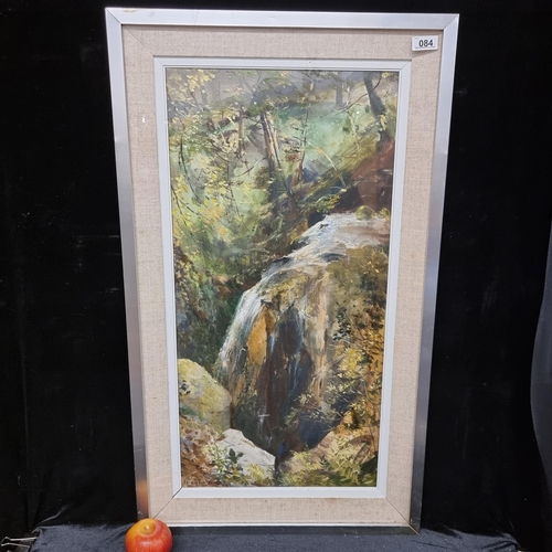 84 - A large original oil on canvas titled 'Fall in the glen' by the established listed Irish artist Anne... 