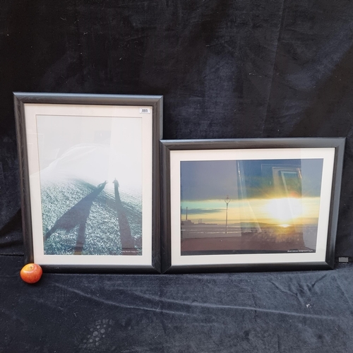 85 - Two large high quality prints of photographs, one titled ' Happy feet' by Robby Bissett and one titl... 