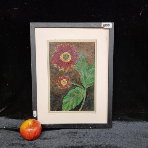 90 - A good sized original oil on canvas by the well established Irish painter and sculptor Cynthia Moran... 