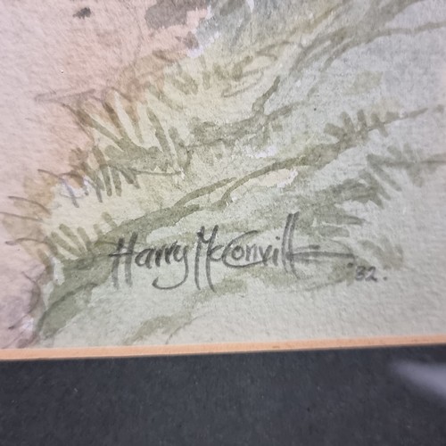 77 - A lovely original watercolour painting of 'Baggot street bridge, Dublin' (1982) by the established I... 