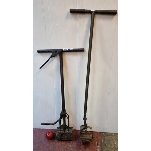 385 - Two antique farming and tillage tools