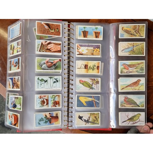 364 - A huge, very fine album of vintage cigarette cards. All in great collection and neatly organized ins... 