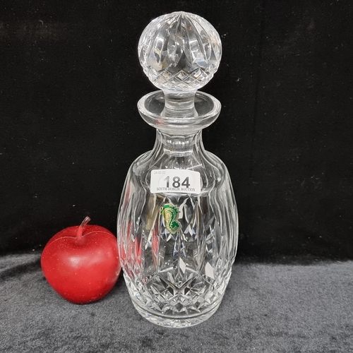 184 - A Waterford Crystal ''Lismore'' decanter in great condition.