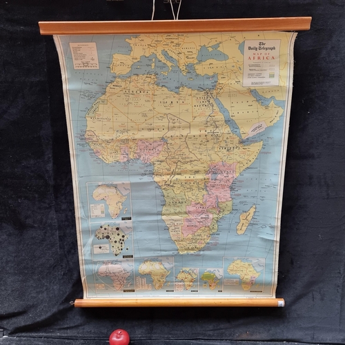 193 - A large map of the continent of Africa by Geographia for ''The Daily Telegraph'' depicting former na... 