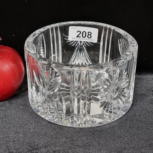 208 - A Waterford Crystal bottle coaster from the 
