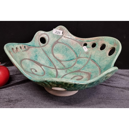 226 - A vary large decorative bowl by 