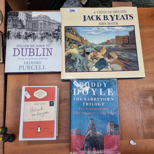 390 - Three hardback books of Irish interest including The Barrytown Trilogy by Roddy Doyle and --A Vision... 