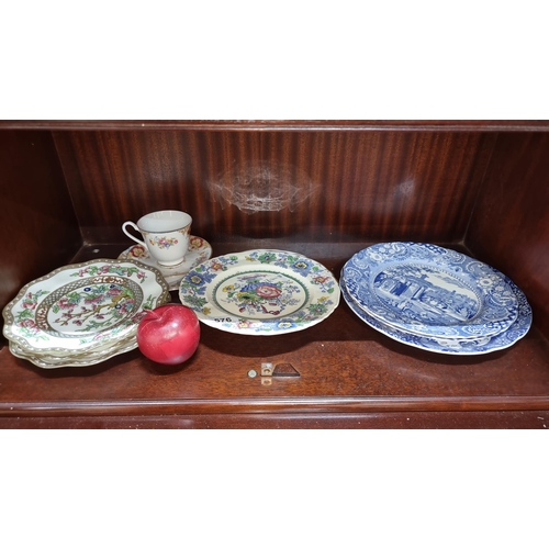 576 - 15 pieces of fine bone china including examples by Arklow Irish China, Mason's Ironstone China in th... 